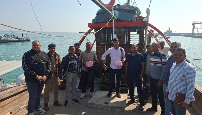 પોરબંદરમાં યોજાઈ 'સાગર સુરક્ષા કવાયત' (Sagar Suraksha Exercise).