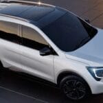 The newly launched Mahindra XUV 7XO luxury SUV parked in a scenic location highlighting its modern design and advanced features.