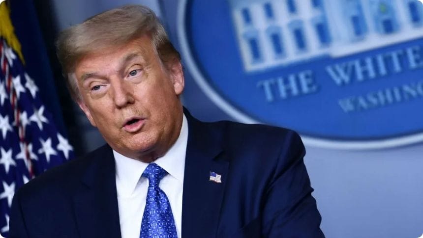 US President Donald Trump discussing high tariffs policies on Indian goods due to Russian oil purchases.