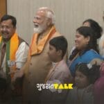 ભાજપના નવા રાષ્ટ્રીય અધ્યક્ષ નિતિન નવીન પીએમ નરેન્દ્ર મોદી સાથે મુલાકાત કરતા.